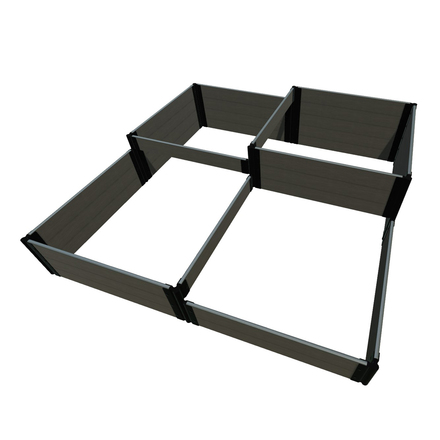 FrameItAll Terraced Square 4-Tier Raised Garden Bed