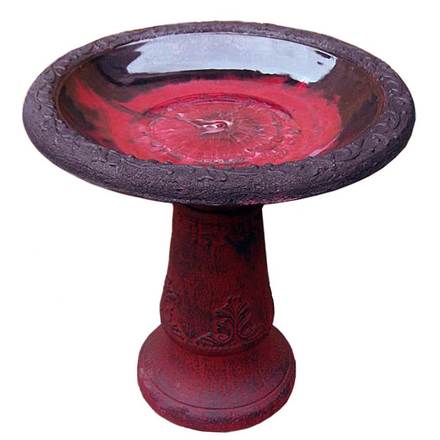 Exaco Endura Clay Bird Bath