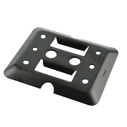 ERICKSON Mini E-Track Plate 2 Slots - Black