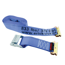 ERICKSON 2 in. x 10 ft. 2000 lb Cam Lock Logistic Strap Bulk