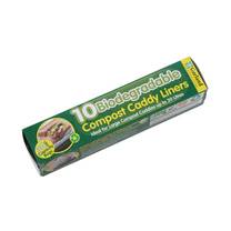 Garland Biodegradable Compost Bags For Large Caddy 8 Gallon Set Of 10