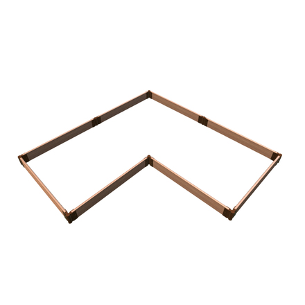 FrameItAll L-Shaped Raised Garden Bed