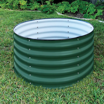 Vego Garden Round Metal Raised Garden Bed Kit 17 .in H
