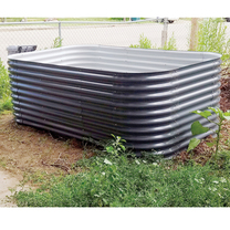 Vego Garden Extra Tall 10 In 1 Modular Metal Raised Garden Bed Kit 32 .in H