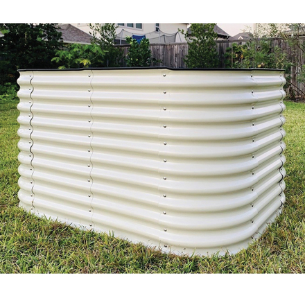 Vego Garden Extra Tall 6 In 1 Modular Metal Raised Garden Bed Kit 32 .in H