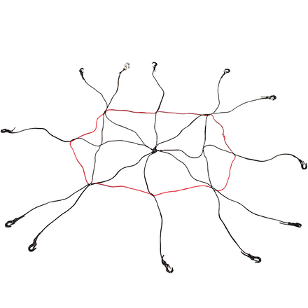 ERICKSON 60 in. x 72 in Spider Net with 12 Adjustable Hooks & Net - Includes Storage Bag