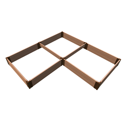 FrameItAll L-Shaped Raised Garden Bed
