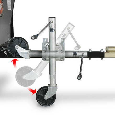 Pivoting Jack Stand for 1/2 Ton Versa-Trailer