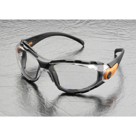 Foam-Lined Safety Glasses, Tinted